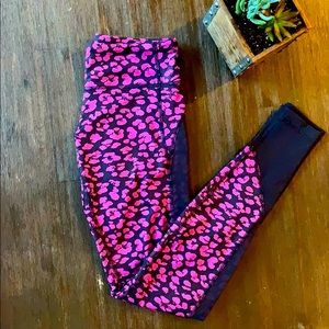 lululemon athletica purple cheetah leggings: 4